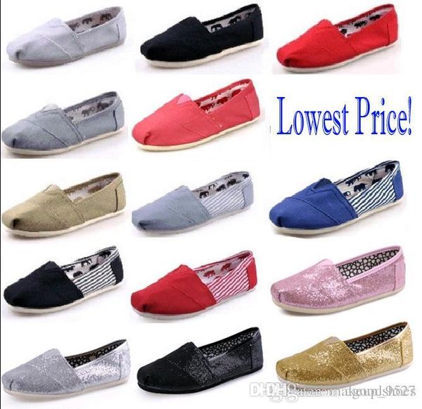 

factory outlet 2019 size 35-45 new brand fashion women flats shoes sneakers women and men canvas shoes loafers casual shoes espadrilles, Black