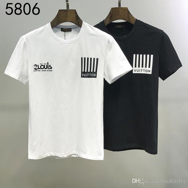 

Роскошные мужские футболки повседневная О-образным вырезом тонкий мужская футболка мода лето Марка с коротким рукавом Мужская одежда tee размер M-XXXL