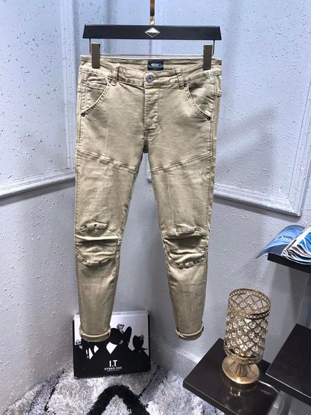

luxury mens designer pants g st style lightweigh fit slim jeans mens jeans casual solid classic straight denim designer jeans size 29-40, Blue