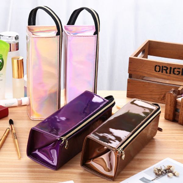 

travel organizer cosmetic bag laser symphony pvc travel storage bag large capacity women's cosmetic korean washing