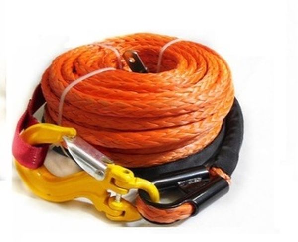 

10t--12t, 23m--28m, heavy duty winch towing rope float on water atv utv tow trailer cabel rope lifting sling