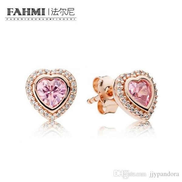 

wpennyi 100% 925 sterling silver 1:1 original authentic 280568pcz fashion glamour generous fashion suitable earring wedding women jewelry, Black