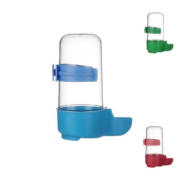 

bird water transparent gravity automatic feeder for food cage hanging feeding bowl