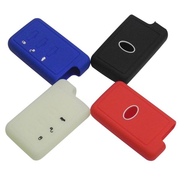 

10pcs/lot silicone car key cover case hold shell for forester impreza legacy xv smart 3buttons key fob car styling