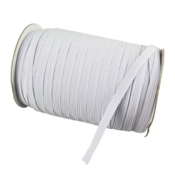 

diy 70yard length 7mmwidth braided elastic band cord knit band for sewing bedspread mouth mask crafts