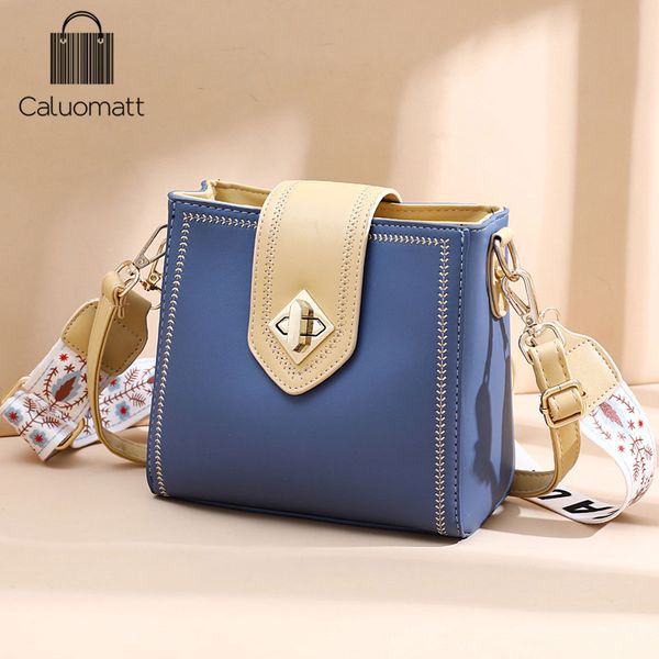 

caluomawomen bucket bag crossbody single shoulder female handbag designers luxury messenger bag ladies shoulder pack