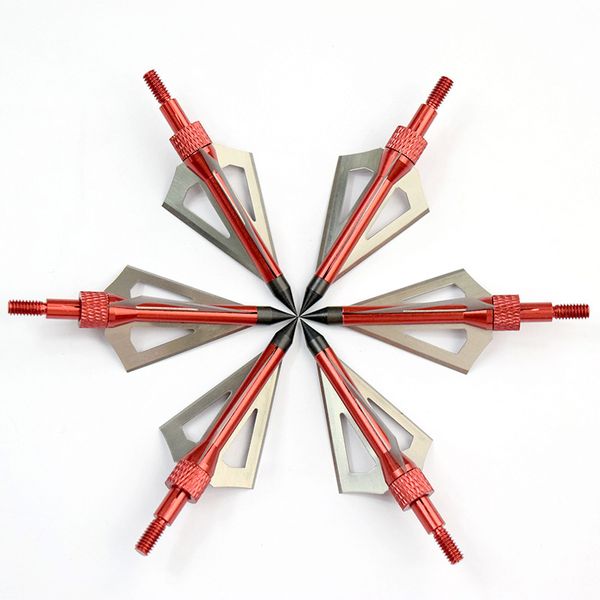 

12pcs 100 grain broadhead 3 blades hunting for crossbow bolts arrows archery bow ing