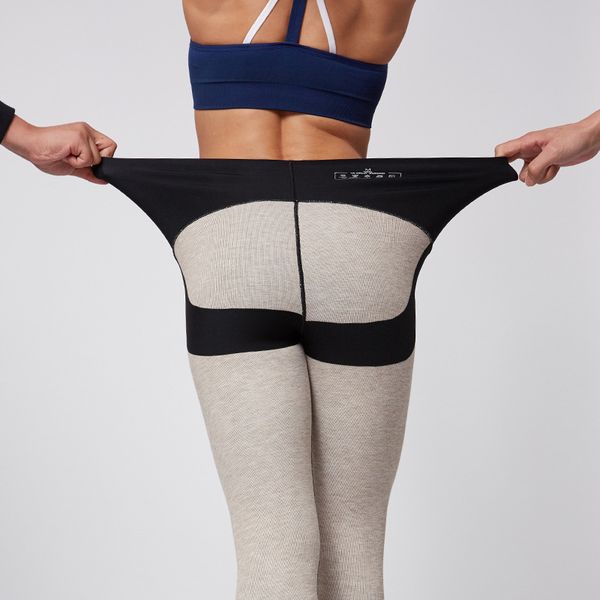 

seamless stripe yoga pants stretchy high waist compression tights sports pants push up running women gym fitness leggings, White;red