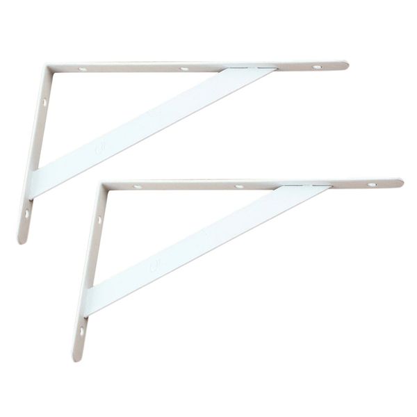 

2x heavy duty shelf bracket support corner display rack shelves holder stand