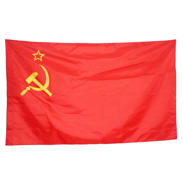 UdSSR-Flaggen, CCCP-Union der Sowjet-Flaggen, Rote Revolution, Sozialistische Republiken, Flaggenbanner, 90 x 150 cm