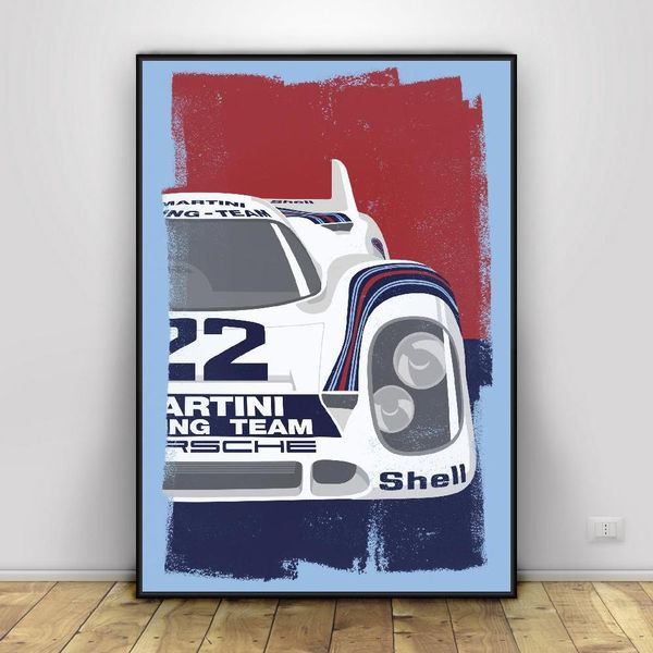 

retro famous car art canvas poster prints home wall decor painting