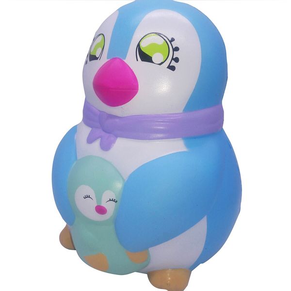 

new huge adorable penguin mother and child slow rising kids fun stress reliever toy play around cartoon squeeze toy l102