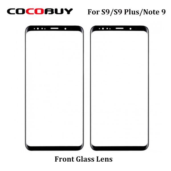 

oem новый g960 g965 передняя стеклянная линза для samsung s9 s9 plus жк-дисплей внешний сенсорный экран замена стекла