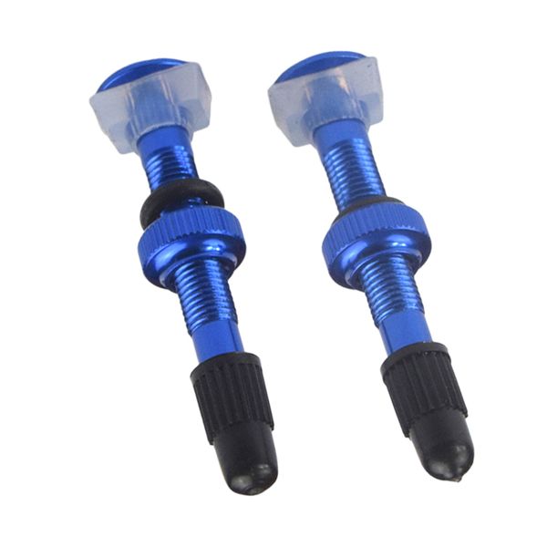 2Pieces 40mm Alloy Cycling Bike Tubeless Tires Presta Valves Vacuum-Nozzle