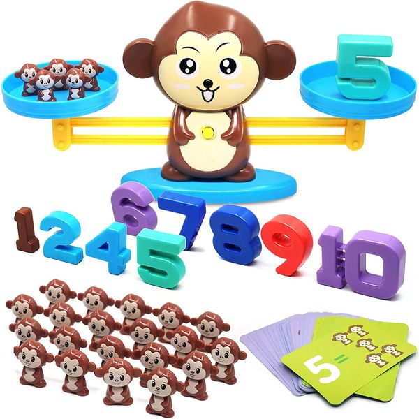 

обезьяна баланс прохладный math игры для девочек для мальчиков fun, обучающие дети подарочные детские игрушки stem обучения возрасты 3 и выш