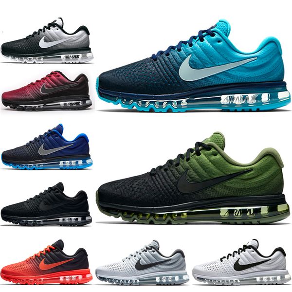 

nike air max 2017 нового унисекс воздух 360 кроссовки для мужчин женщин 2016 спортивных кроссовки тренеров высокого качества черных белых кр
