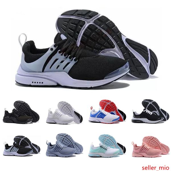 

fashion presto men women breathable running shoes triple black white yellow red blue lightweight runners mens trainers sports sneakers