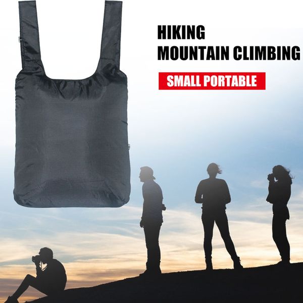 

handbag portable practical 5 color 10l polyester cycling camping folding backpack bag lightweight 1365 diagonal package