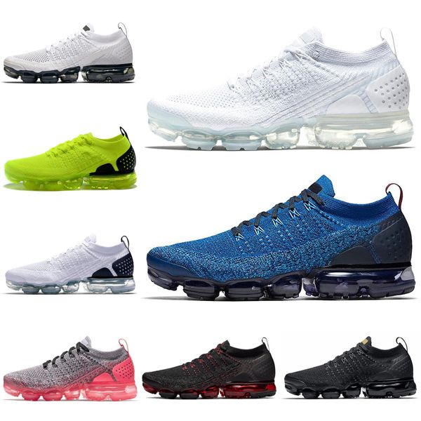 

2019 New 2.0 Running Shoes Women Men Triple Black White Olympic Volt HOT PUNCH Olympic Fashion Mens Trainers Sports Sneakers 36-45