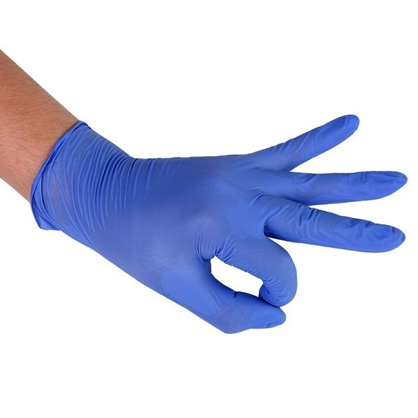 

100pcs latex protective anti flu pollution oil-resistant thickened disposable nitrile gloves prevent contact infection