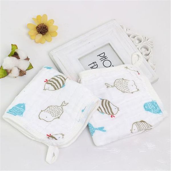 

cute baby kids towel 6 layers gauze cloth soft face towel cotton absorbent baby bath beach towel washcloth toallita