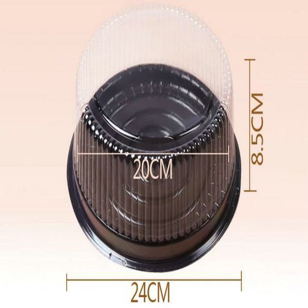 

big round cake box/ 8 inches cheese box /clear plastic cake container / big cake holder zhao