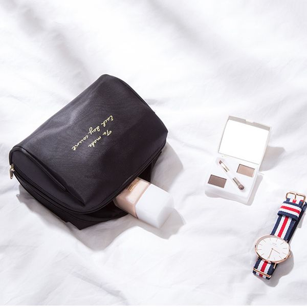 

portable women make up organizer cosmetic bag girls toiletry travel kits storage bag handbag -opk