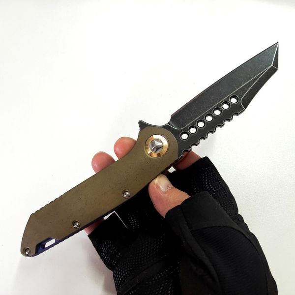 

Ограниченная версия кастомизации Warhound складной нож S35VN лезвие Титановая ручка тактические наружные инструменты карманные ножи кемпинг выживание EDC