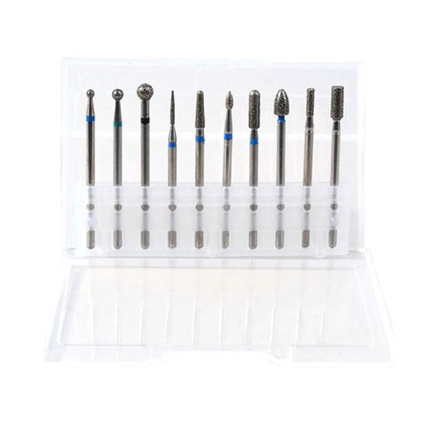 

useful rotary cuticle cleaner milling polishing file nail bits set buffing drill multifunctional accessories remove burr care