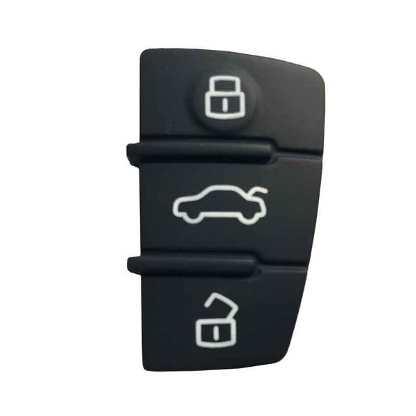 

buttons replacement remote key fob pad replacement case for a3 a4 a6l rubber car key mat