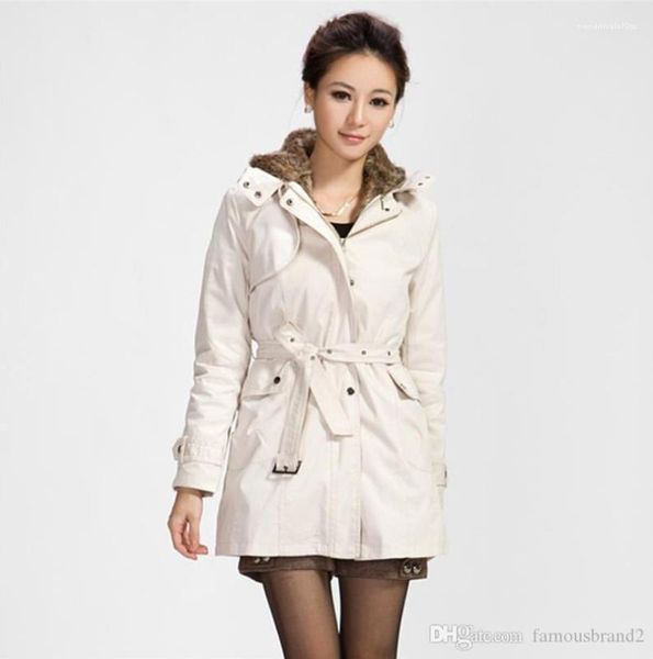

designer coats thick warm long fur designer down jacket long coat winter women down, Black