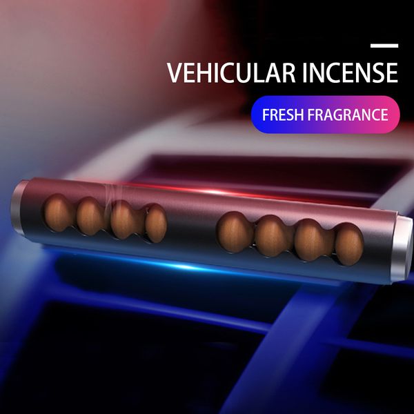 

car air freshener auto outlet perfume vent air freshener in the car conditioning clip wood beads solid perfume