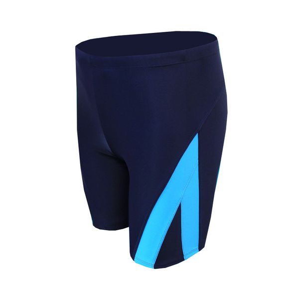 

mens boys swim trunks boxer black blue swimwear quick dry men's competitive racing sport colorful long beach shorts 2020 new