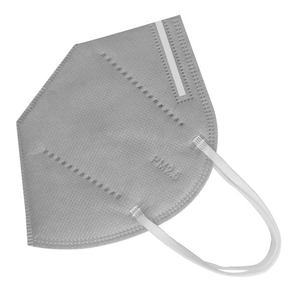 

kn95 mask face respirator pm2.5 mouth mask with breathing valve activated carbon filter mask anti dust allergy masks grey