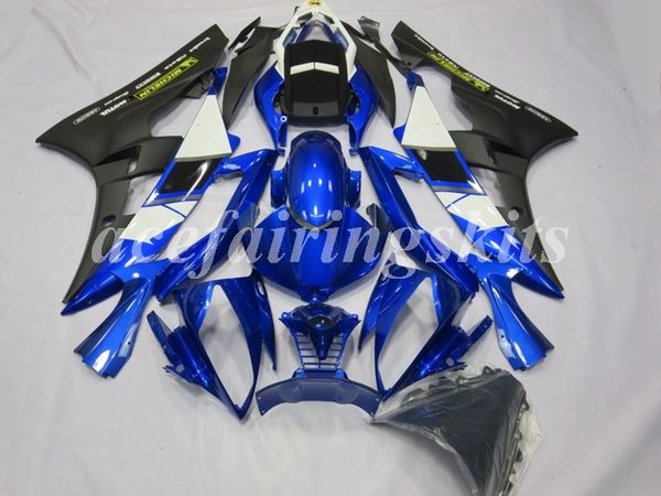 

4 gifts injection mold new abs motorcycle full fairings set fit for yamaha yzf-r6 2006 2007 06 07 r6 bodywork set blue luster