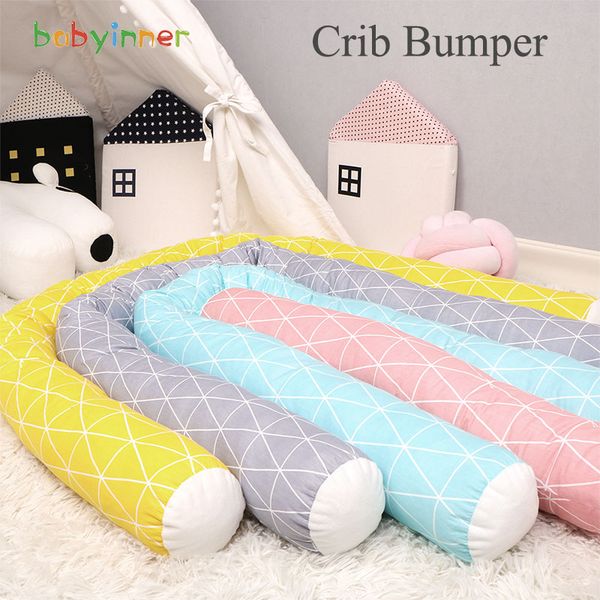 

bedding sets baby inner 2m bed bumper cotton crib protector cot fence baby's anti-collision strip pillow bedside soft bag protection