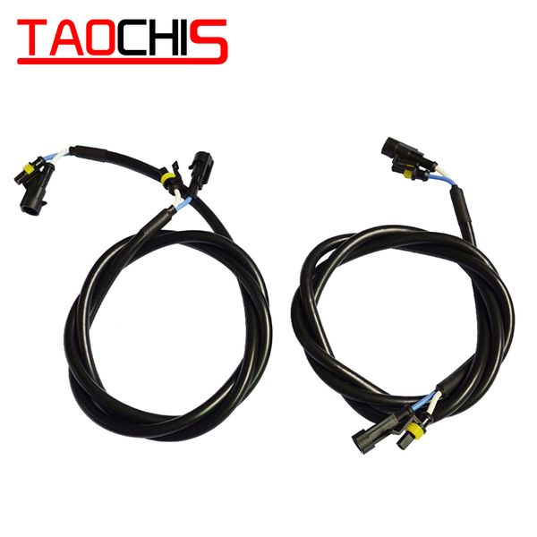 

2pcs taochis amp extension cord high voltage extend wire cable for hid xenon ballast wiring harness h1 h3 h4 h7 h8 h11 9005 9006