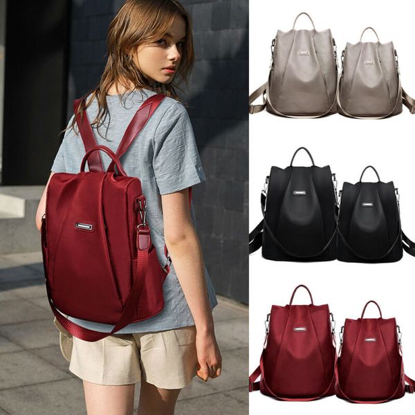 Waterproof Oxford Ladies Back Pack Rucksack Lightweight Stylish School Bags for Everyday Use Going Out Traveling Working Anti Theft Women Backpack 