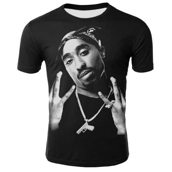 

faddish pop rapper tupac 2pac новые горячие модные футболки женщины мужчины лето унисекс смешные 3d печати с коротким рукавом crewneck повсе, White;black