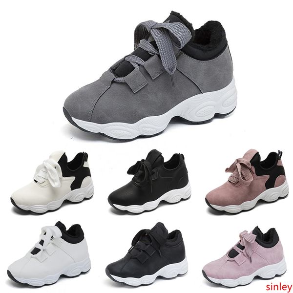 

2020 новый non-brand кроссовок для женщин белый черный розовый серый замша моды дышащей спорт кроссовки 36-40 стиль 15