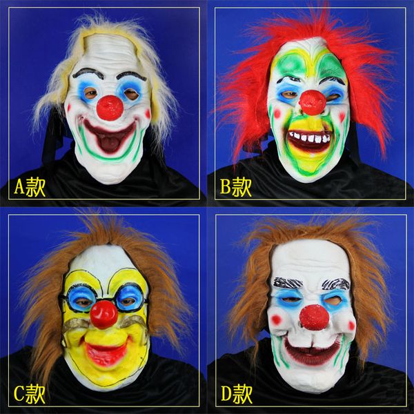 

cosplay joker mask halloween figure clown masks latex figure dance party mask masquerade masks new cos realistic silicone