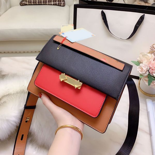 

handbags purses bags fashion sell genuine leather crossbody bags hasp patchwork letter women bag ing