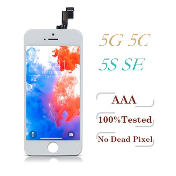 

tianma lcd grade a +++ display with touch screen digitizer full assembly for iphone 5 5s se 5c replacement repair parts & dhl