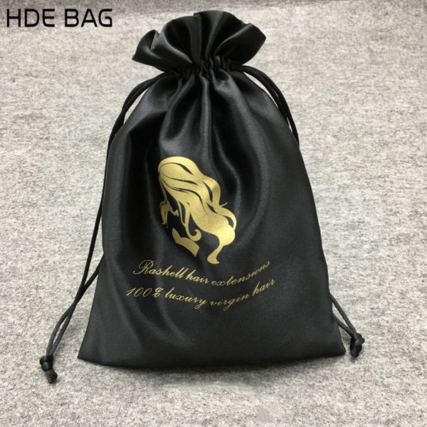 

satin bag for packaging jewelry/makeup/gift/wedding/party/storage/hair/shoe bag silk cloth pouch sachet pocket custom logo print