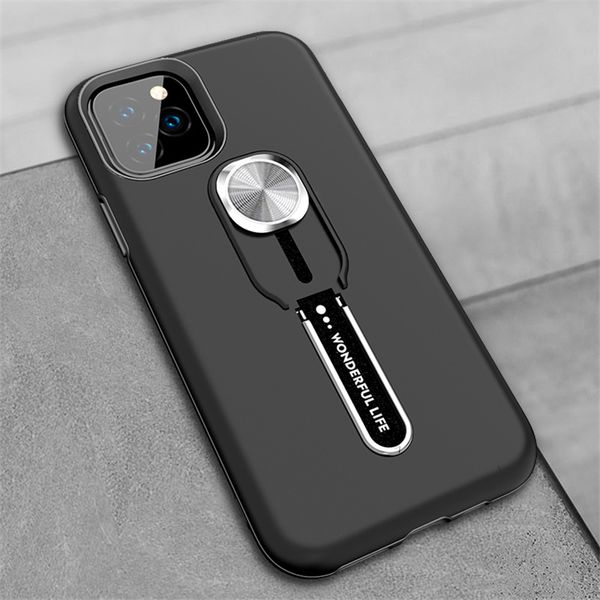 

case for iphone 11 pro max tpu phone case for iphone11/11pro iphonexr xs xsmax 7p/8p 7/8 6p/6sp 6/6s back cover with ring kickstand