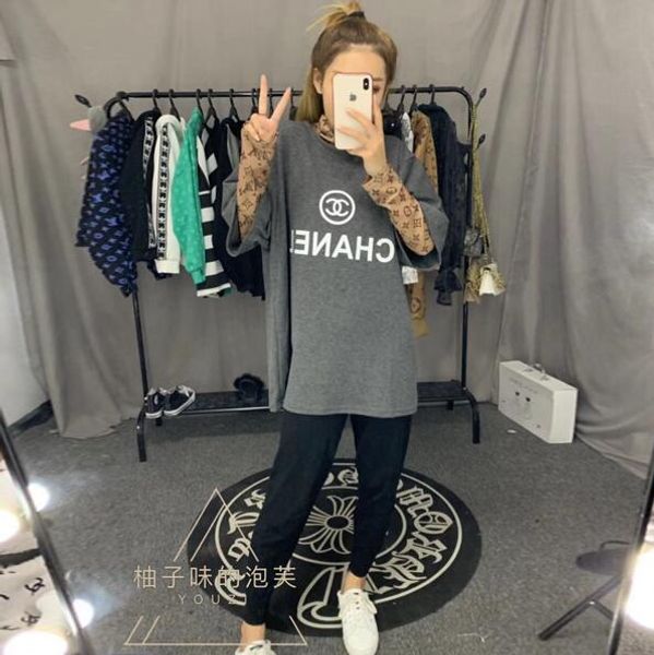 

круглый дизайн шеи футболки летом горячая продажа рыхлых футболок случайных футболок летних простых дамы роскошного короткие рукава, White