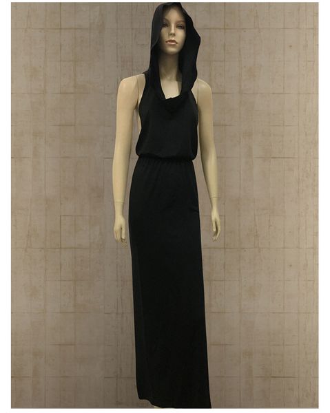 

designer lady halloween vampire dresses with big hat leaky back slit sleeveless dress medieval dress 2019, Black;red