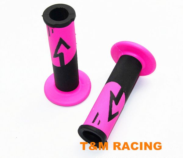 

rose red new quality 7/8" atv dirt motorcycle grips handle bar grip pit bike 7/8" atv