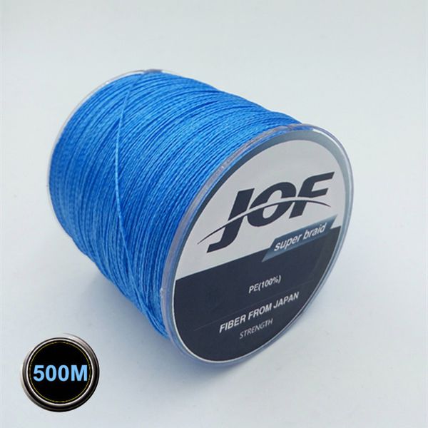 

500m fishing super strong multifilament pe braided fishing line 4 strands braided wires 8 10 20 30 40 60 80 100lb
