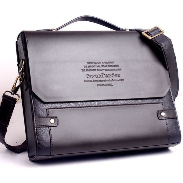 

men's pu leather lapbag mens briefcases lawyer handbag tote business bag men